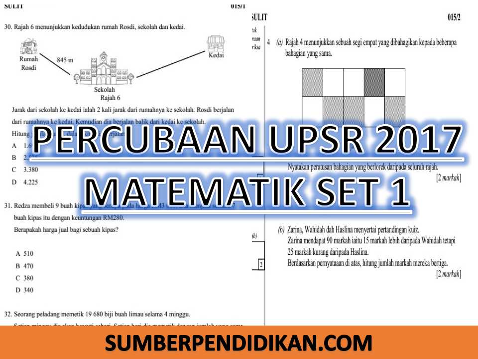 Download Contoh Soalan Upsr Bahasa Melayu Kertas 1 Pics