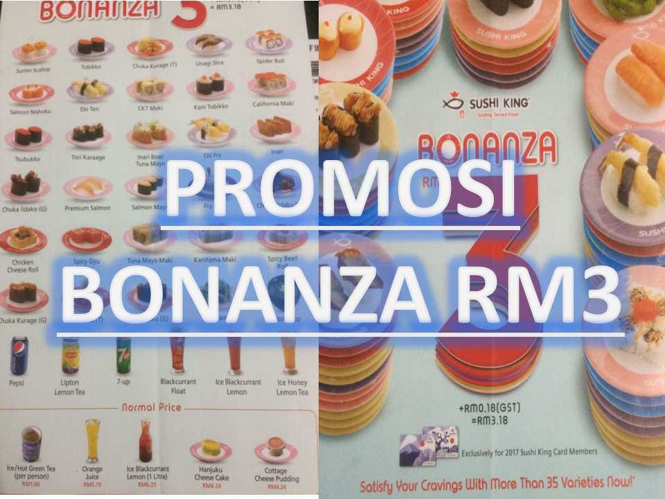 Sushi King Buat Gila Lagi Promosi Bonanza Rm3 Untuk Sushi Tsumami Miso Soup Sumber Pendidikan