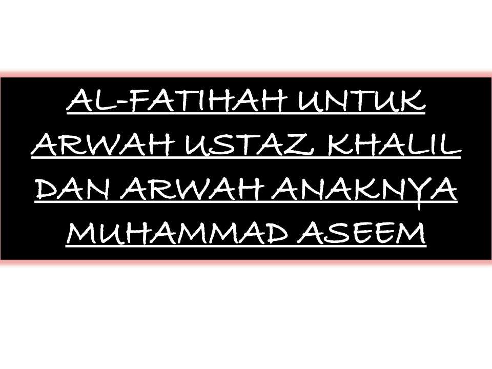Sedekah Al Fatihah Untuk Arwah