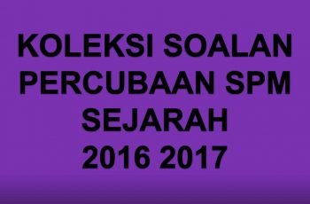 Koleksi Soalan Percubaan Bahasa Melayu SPM 2016 - Sumber 