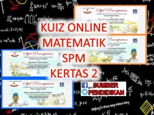 Latihan Online Matematik SPM K2 Perimeter dan Luas 