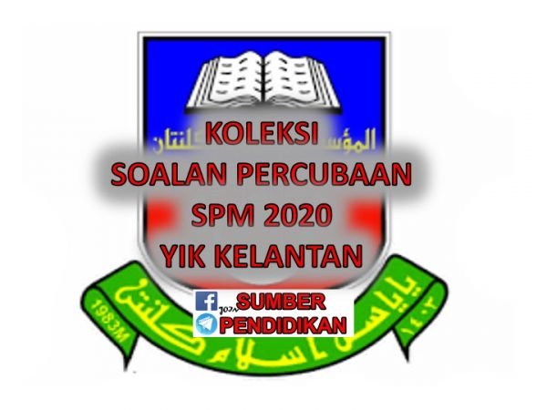 Percubaan SPM 2020 Matematik Tambahan YIK Kelantan  Sumber Pendidikan