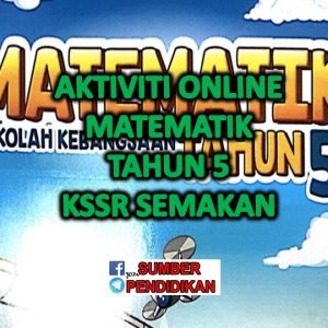 Aktiviti Online Bahasa Melayu Tahun 5 KSSR Semakan